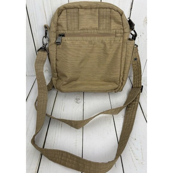 Lug Flapper SE Convertible Crossbody Bag Brushed Gold Water ottle Pocket 8.5x5x3 - Picture 2 of 12